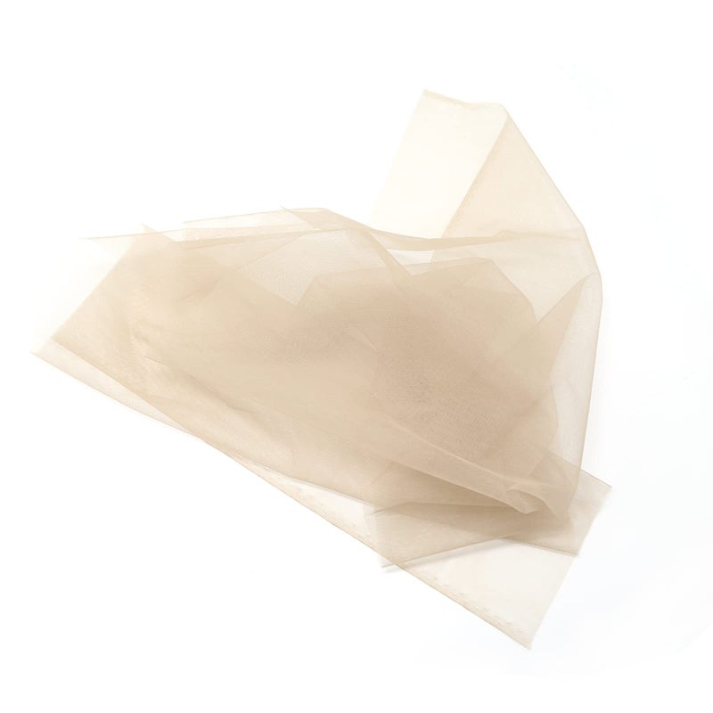 BTWTRY 1/2 Yard Transparent Lace Net Material for Wigs Making & Repair Wig Caps Closures and Frontals Foundation Wig Accessories 43inchx18inch (Transparent-1/2 Yard) - Image 3